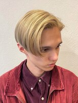 ビンゴ(BINGO)&nbsp;ba560ニュアンスカラーモテ髪束感バーバー刈り上げアップバンク