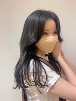 ヘアーフォトギフト(HAIR×PHOTO gift.) ネイビーグレージュ/くびれカット☆*