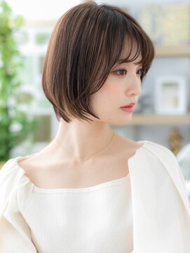 カバーヘア ブリス 戸田公園西口店(COVER HAIR bliss) シースルーバング前下がりマッシュボブTb1戸田公園20代30代40代