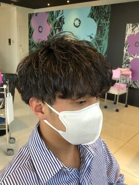 シンク ヘアーショップ(shink hair shop) メンズ波パーママッシュ　（楠田　凌）