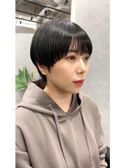 マッシュショート/マッシュウルフ/髪質改善／韓国風