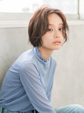 バルミー バイ エスドットブルーム 難波店(BALMY by S.BROOM) 【BALMY 難波】エアリーショートボブ