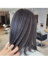 ブロッサム 熊谷店(Blossom) グレージュボブカットブリーチダブルカラー熊谷髪質改善美髪