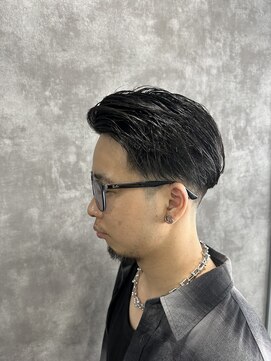 スピン 本八幡(SPIN) ベリーショート/ダークアッシュ/ニュアンスパーマ/韓国マッシュ