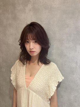 ヘアースペースブルームエア HAIR SPACE BLOOM Ea 透明感抜群ピンクベージュカラー