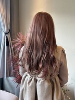リベラル(liberal) コーラルピンク グラデーション　レイヤー巻き　【20代/30代】