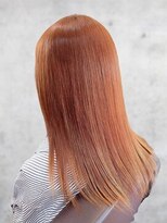 ルシードスタイル アウラ 松戸市五香(LUCIDO STYLE Aura)&nbsp;オレンジカラー夏色春色ブリーチカラー