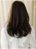 オリーブグレージュくせ毛風ロングレイヤーTc2越谷20代30代40代