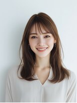 e.m.a プレミアムビューティーサロン 栄駅店(e.m.a PREMIUM BEAUTY SALON)&nbsp;レイヤーカット/イメチェン/外ハネボブ/美髪/ワイドバング/髪型