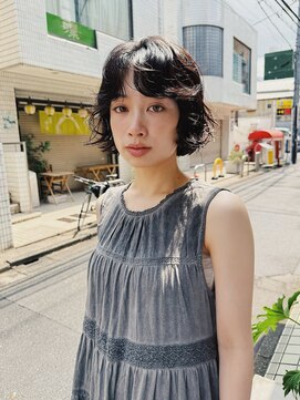ヒュージ 表参道(huge) ニュアンスパーマ /くせ毛風パーマ /ボブパーマ