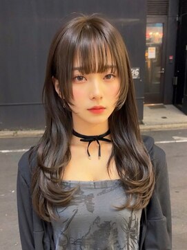 サンド 池袋 2nd(sand) 韓国風ヘア/姫カット/ベージュカラー/レイヤーカット
