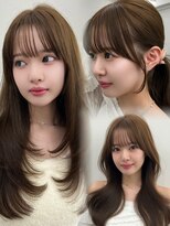 アマトウキョウ アユンチェ(AMA TOKYO×AYUNCHE)&nbsp;韓国スタイル/ナチュラルくびれへア_くびれ巻き_レイヤーカット