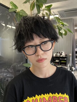 シェリール(CHERiR) 黒髪ツーブロックショート◎クール美人20代30代☆