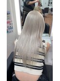 ぶりーち2回で叶える♪ホワイトベージュカラー