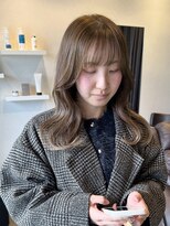 フィオーレ ヘアデザイン(FIORE hair design)&nbsp;オリーブベージュ 韓国風 セミロング