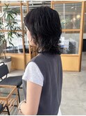 小顔／オリーブグレー／ココアベージュ/黒髪/暗めカラー
