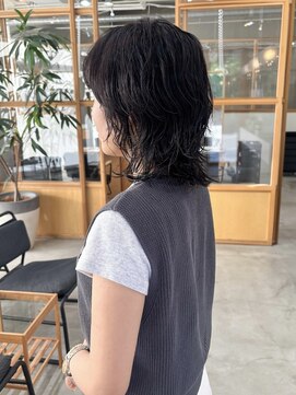 フェリアファム 北千里(FERIA fam) 小顔／オリーブグレー／ココアベージュ/黒髪/暗めカラー