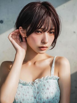 フレイムスヒュー 高崎店(FRAMES HUE) 20代30代40代★イメチェンピンクベージュ大人マッシュ前髪*