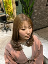 モナン 渋谷(Monan)&nbsp;ミディアムレイヤー ワンカール 内巻き