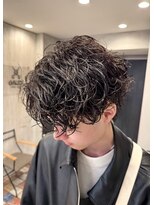 ガウディ 広島駅前店(Gaudi) シャドウパーマ×メンズカット