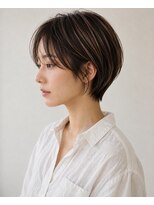 ウィールール 札幌店(WE RULE)&nbsp;30代40代50代 白髪ぼかしシークレットハイライトショート