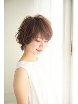 ヘアーズ ベリー 香椎店(hairs BERRY)&nbsp;エアリーショート＿ことりベージュ_毛先パーマ♪