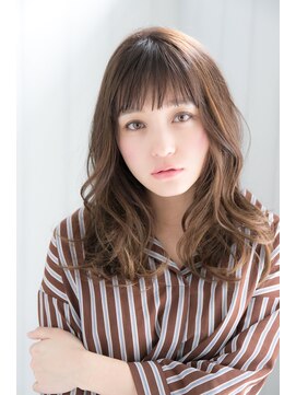 ラミ(L'ami) 【東 純平】大人かわいい ゆるふウェーブ ラフ ミディ