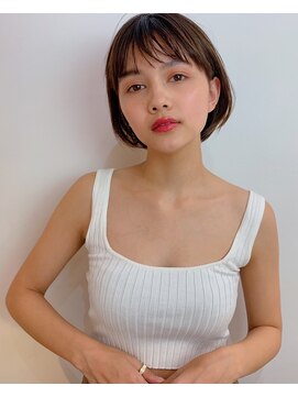 グッデイ ヘアー(GOOD DAY HAIR) デザインカラー  ローライト ストレートパーマ・ スリークボブ