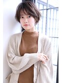 女子力UP♪のふんわり抜け感ショート
