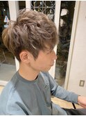ミルクティーグレージュショート