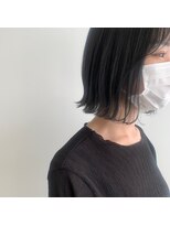 エミィ(emme)&nbsp;【emme×笹川】グリーンハイライト×外はねミディ