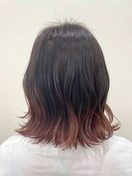 チョコンテ(choconte.) グラデーションカラー コーラルピンク〔内形歩美〕