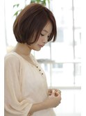 定番の人気ボブ