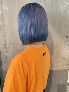 キーン 立川店(keen) 【keen×刈谷】ネイビーブルー×ボブ