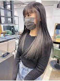 インナーカラー♪ホワイトグレージュ♪ ミルクティーカラー