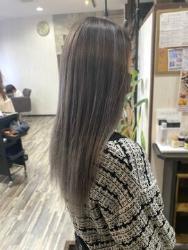 ヘアー リードレス(hair Re:dress) 大人可愛い20代30代40代ヘルシーレイヤー×透明感アッシュカラー