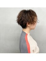 タグ(#tag)&nbsp;#ニュアンスパーマ×刈り上げショート