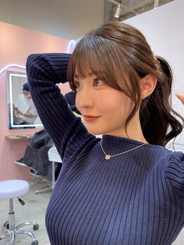 ウィクシーミミ 栄矢場町店(wixy mimi)の写真/【HOT PEPPER Beauty Hair Collection 2024  スタイル350選出】韓国レイヤーカット+カラー+髪質改善TR¥8500