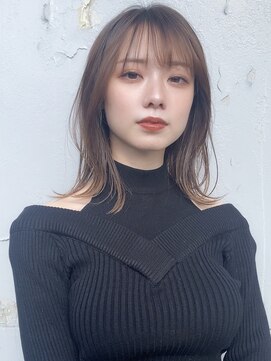 フレーム 博多店(FRAME) 【FRAME博多】ふんわり大人ミディアムヘア