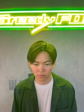 グリーディーフォックス 代々木(Greedy FOX) アップバング/ツーブロックマッシュ/束感/波巻き[シェービング]