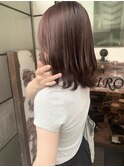 くびれヘア×ヴァイオレットピンク