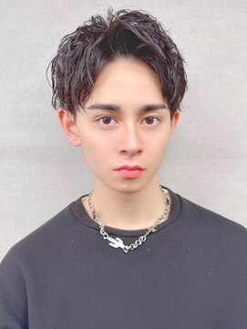 ロンド ローガン 名駅(Lond LOGAN) 縦落ちパーマ メンズ 名古屋 眉毛