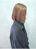切りっぱなしボブ