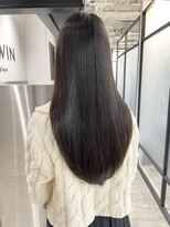 サロウィン 池袋(SALOWIN)&nbsp;美髪縮毛矯正 × ブリーチなしオリーブベージュ #094