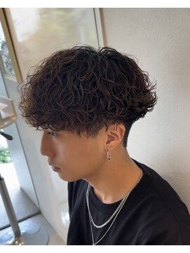スイッチ(men's SWITCH) 波巻きスパイラルパーマメンズカットマッシュ刈り上げレイヤー