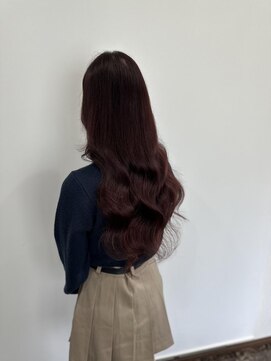 フロレゾンヘアデザインエクステ(floraison hair design exte) レッドブラウン×プルエクステ