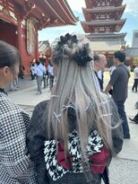 トレンドハーフアップ