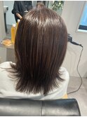 白髪染め使わない白髪染め。透明感スタイル