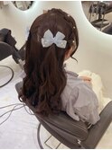 あみかちゅハーフツイン/梅田ヘアセット
