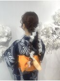 ツイン浴衣ヘアセット＊